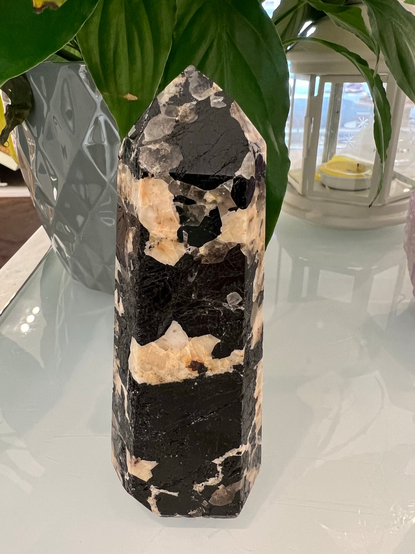 Black Tourmaline With Albite