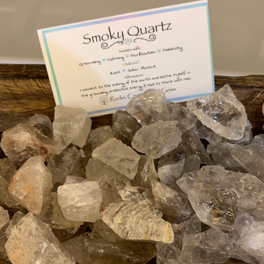 Rough Smoky Quartz Tumble