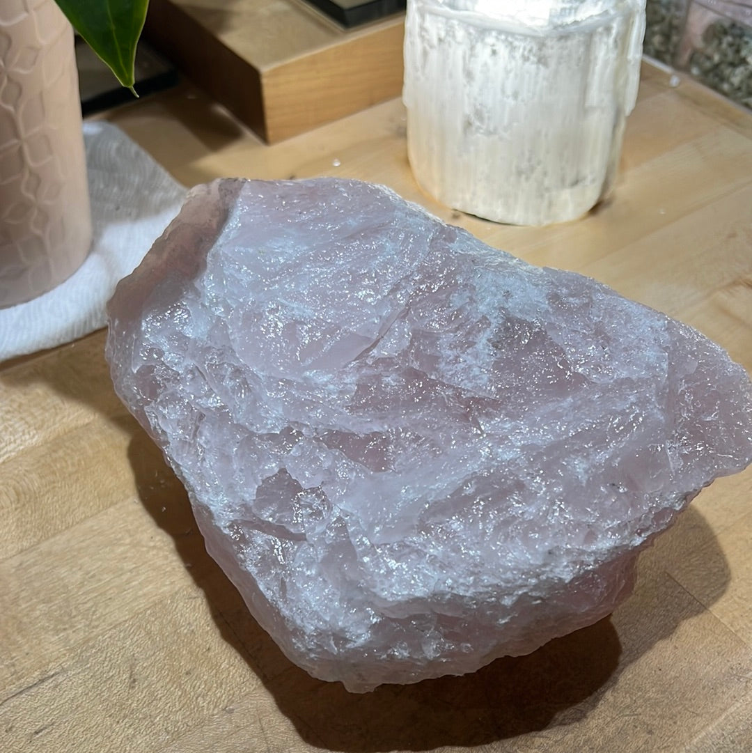 Rose Quartz Rough Display Piece