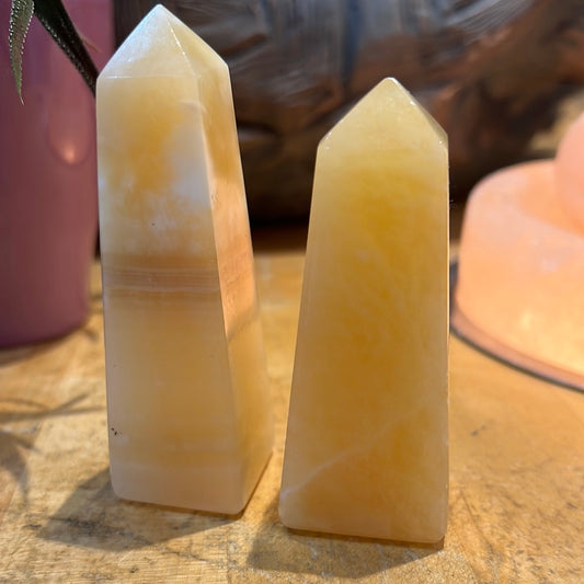 Orange Calcite Tower