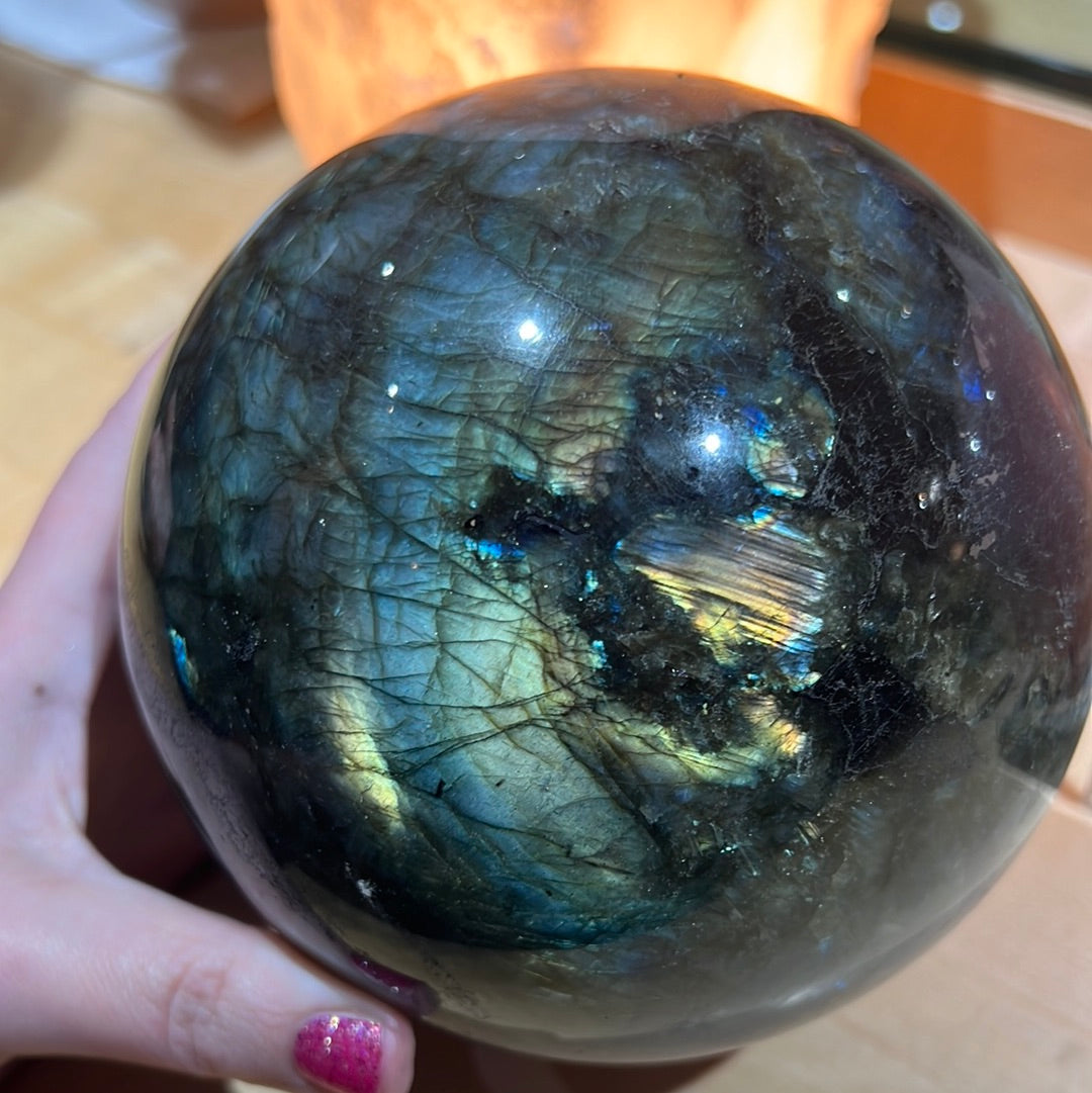 Large Labradorite Sphere