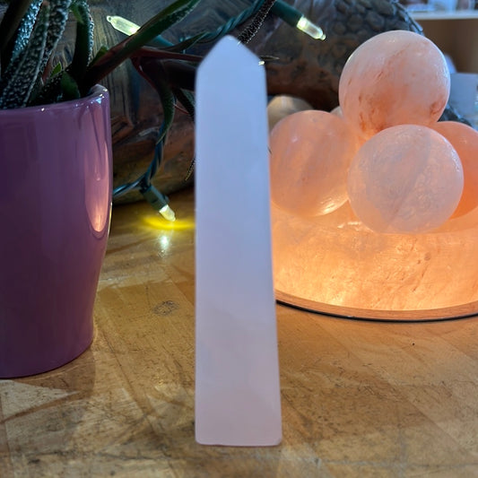 Pink Calcite Tower