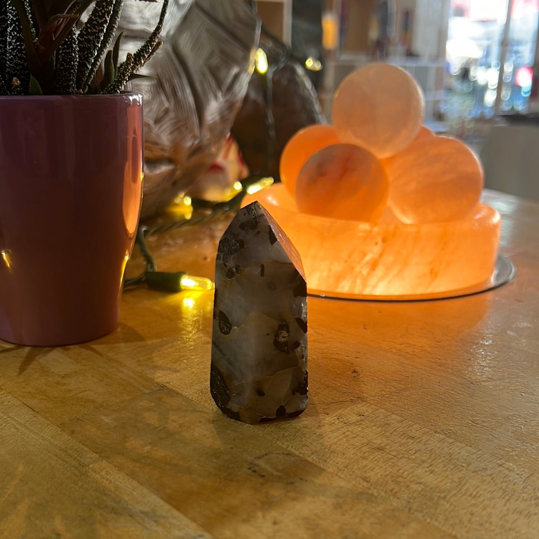 Tourmaline In Quartz Tower