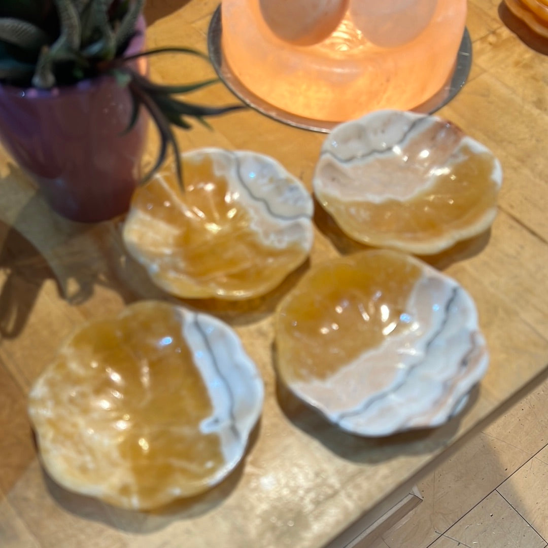 Onyx and Calcite Dish