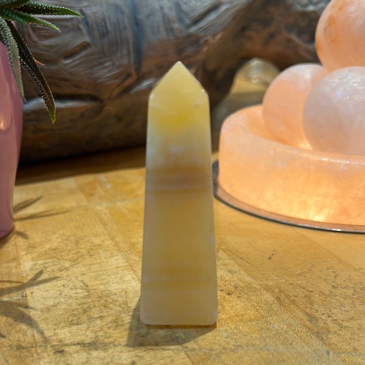 Orange Calcite Tower