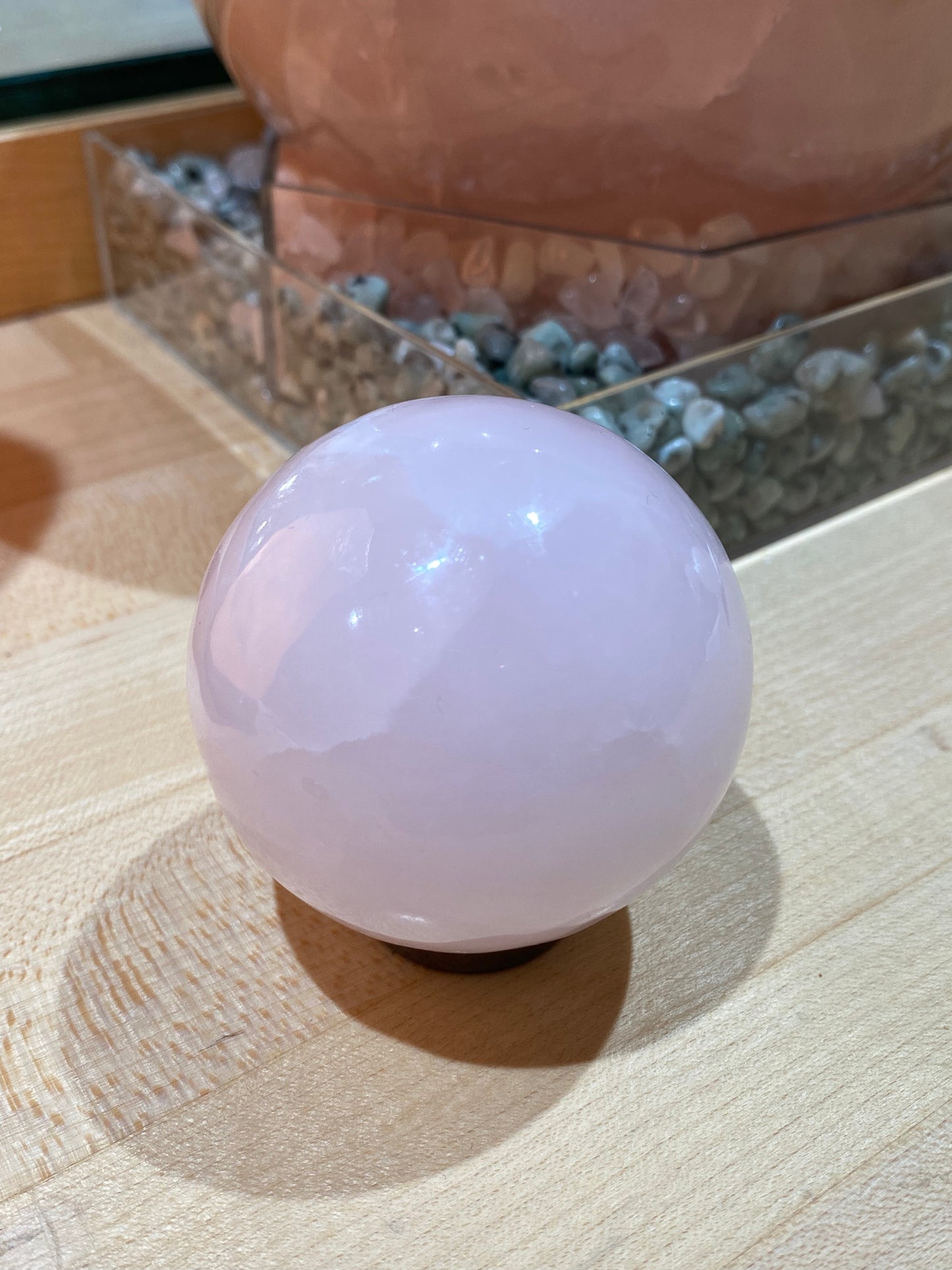 Pink Calcite Sphere