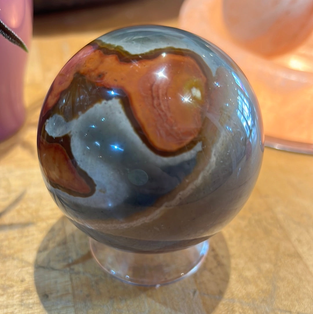 Polychrome Jasper Sphere