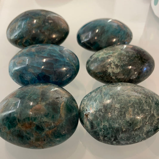 Apatite Palm Stone