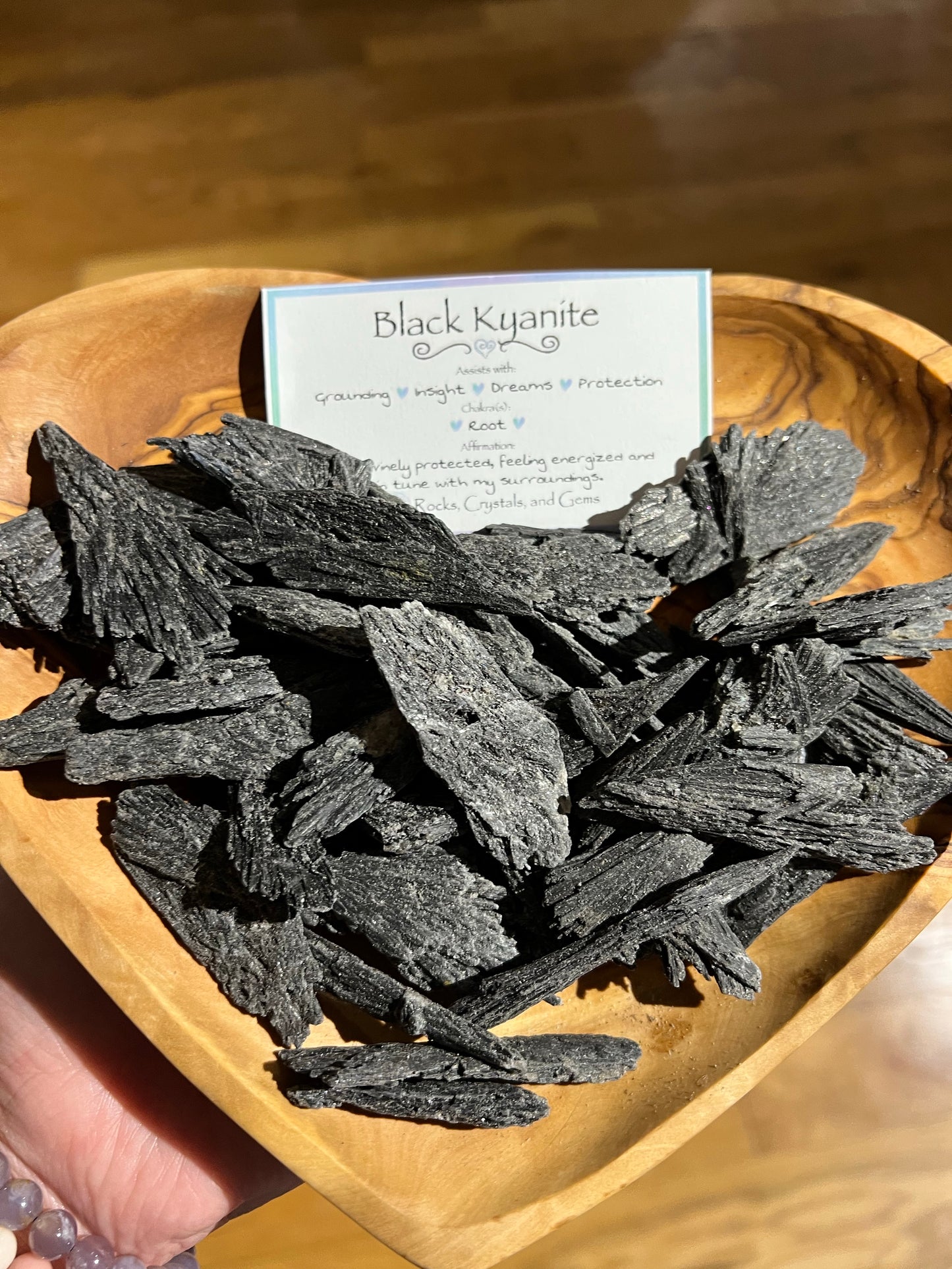 Black Kyanite Brooms