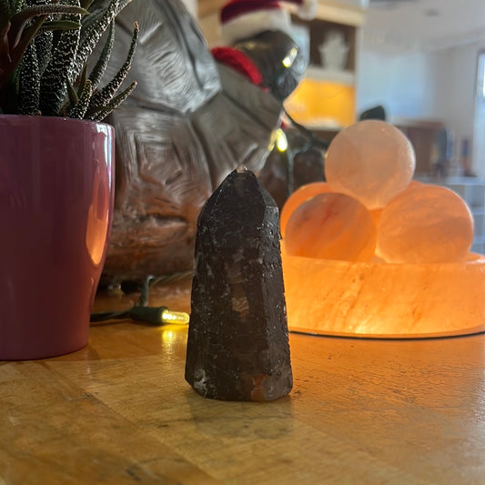 Tourmaline In Quartz Tower