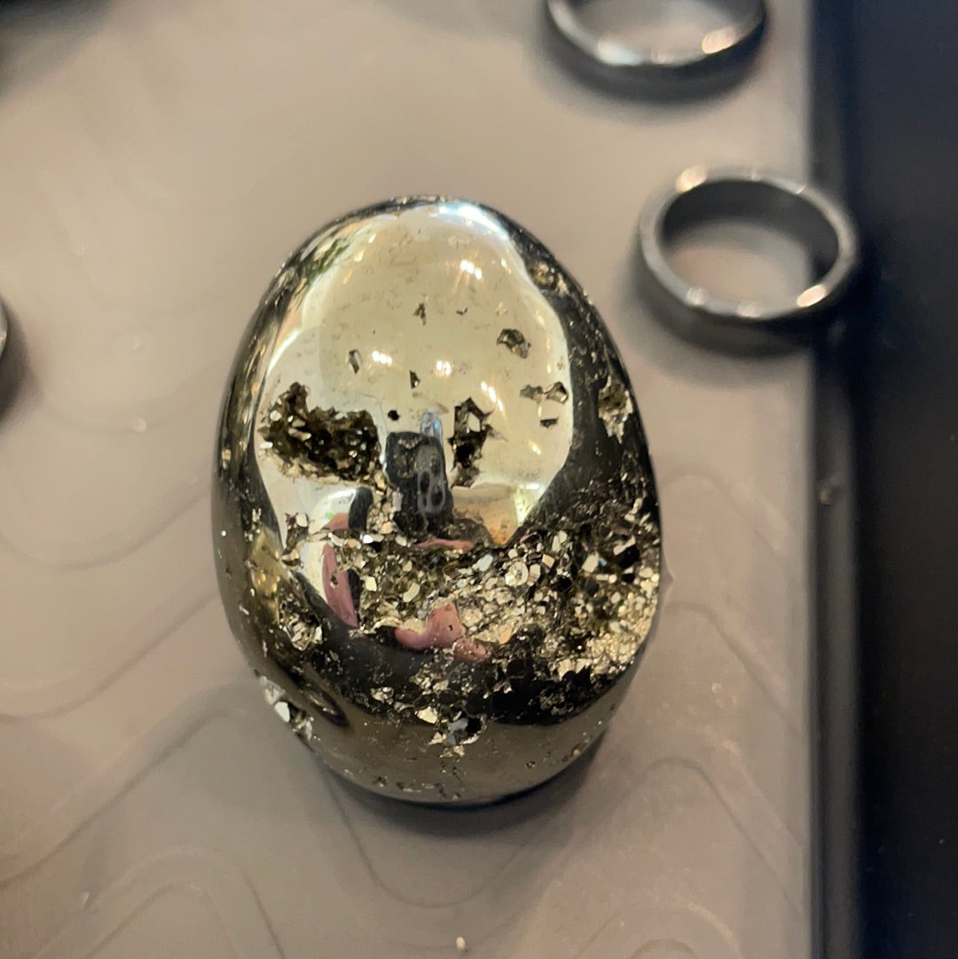 Pyrite Egg