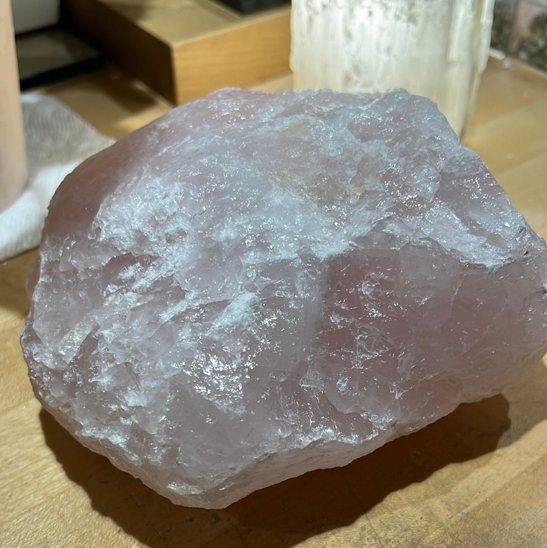 Rose Quartz Rough Display Piece