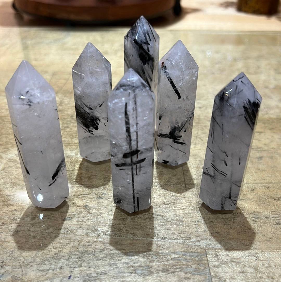 Tourmaline In Quartz Tower