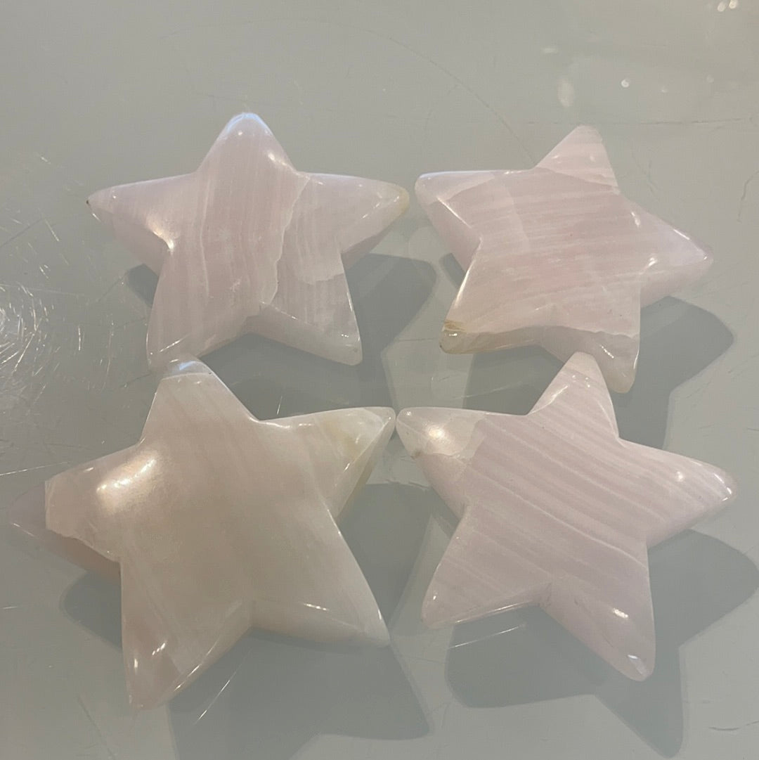 Pink Calcite Stars