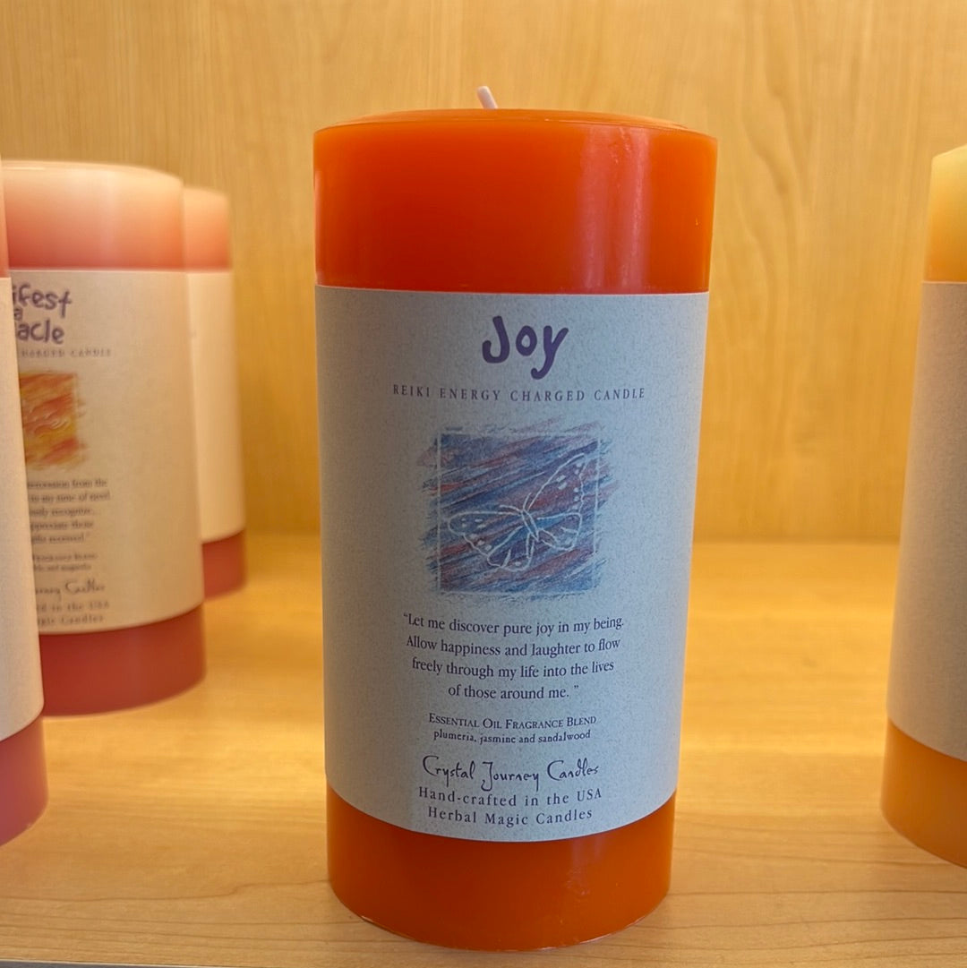 CJ- Herb Pillar Candle