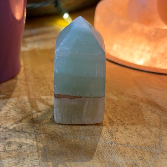 Pistachio Calcite Tower