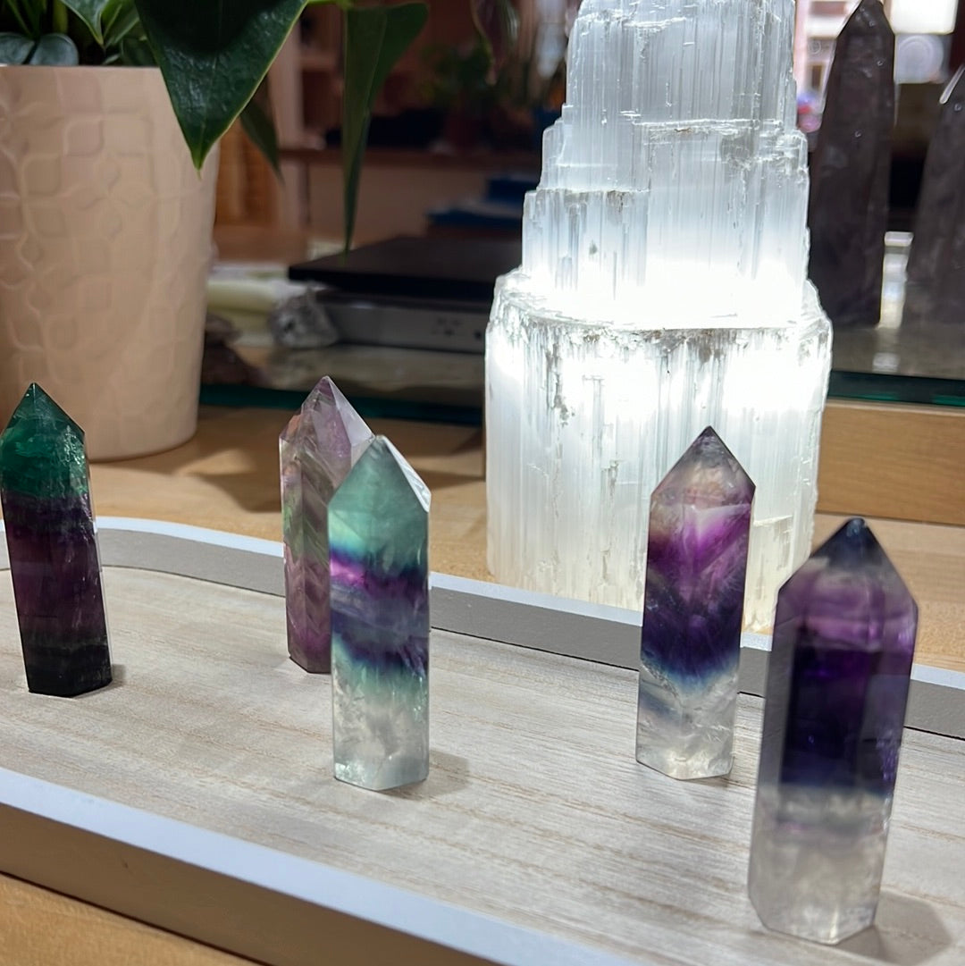 Rainbow Fluorite Tower