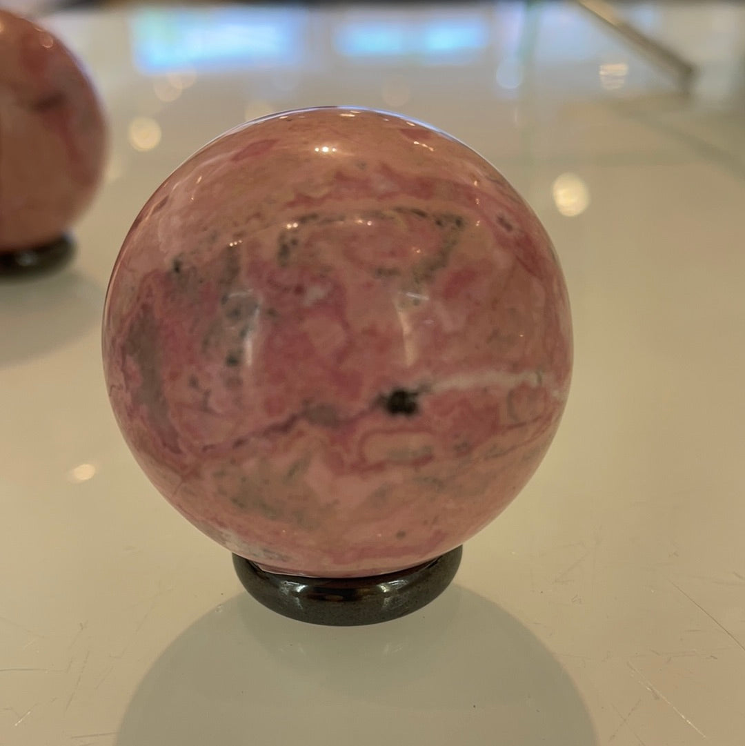 Peruvian Rhodonite Sphere
