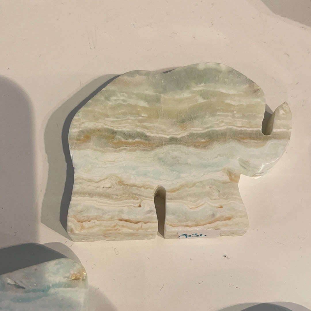 Caribbean Blue Calcite Animal