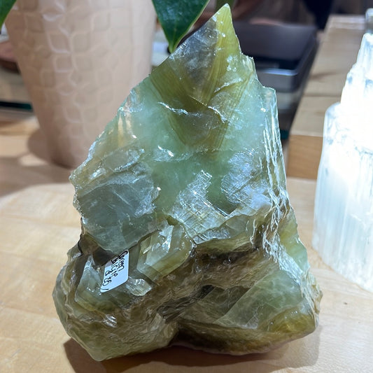 Green Calcite Chunk