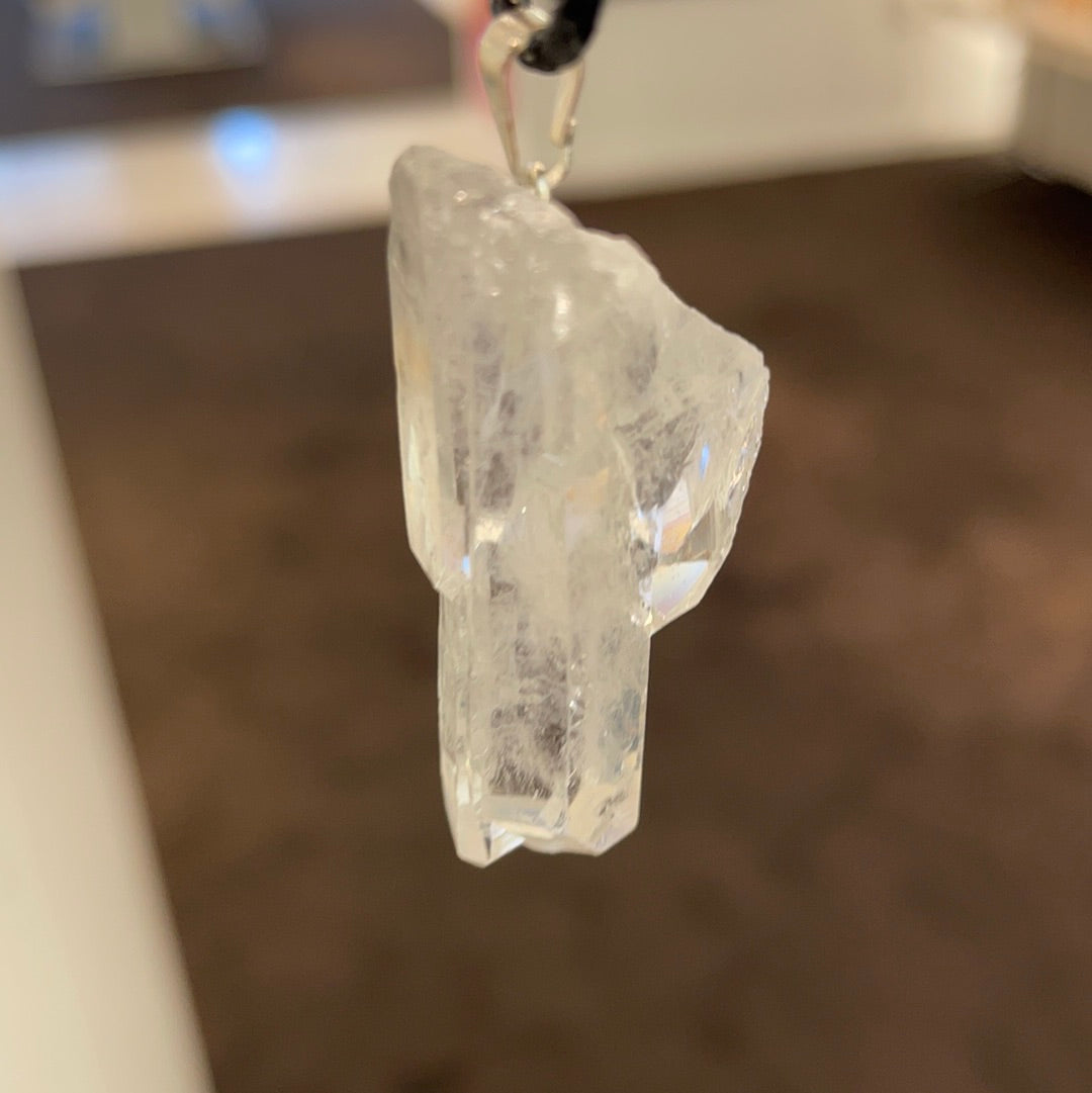 Clear Quartz Cluster Pendant