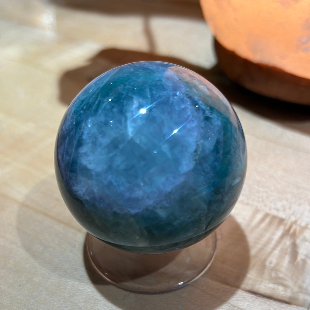 Rainbow Fluorite Sphere