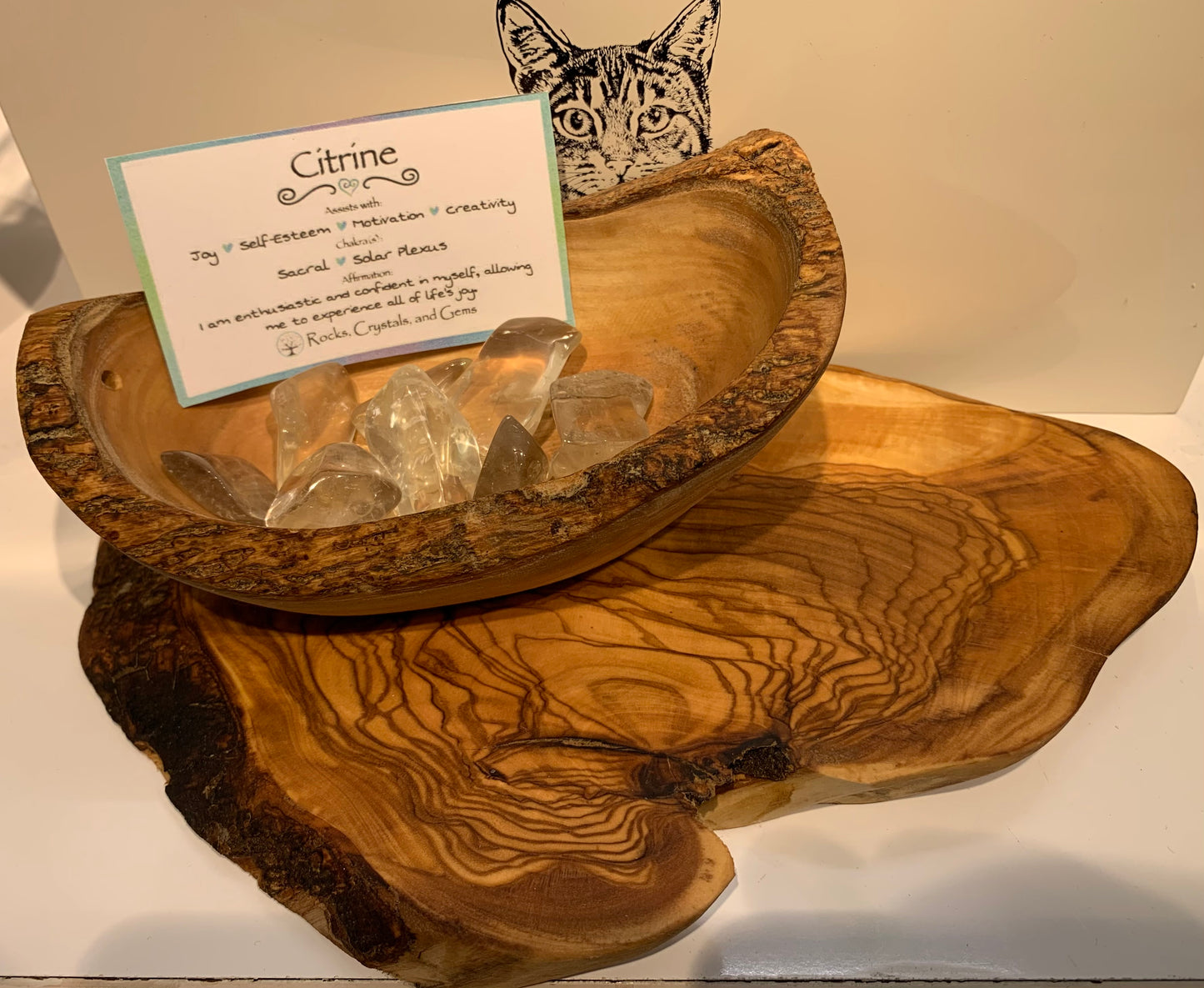 Natural Citrine Tumbles