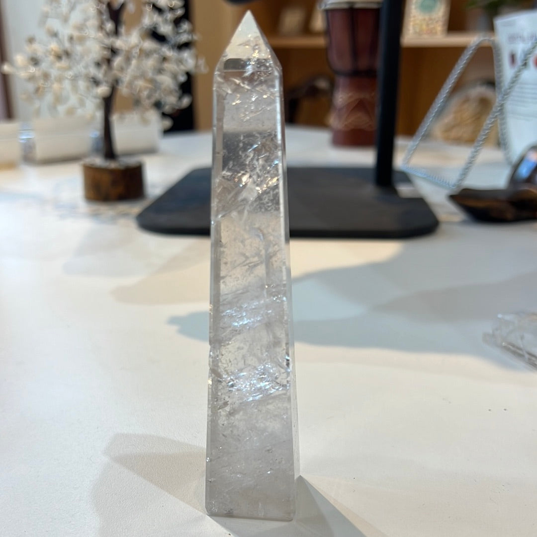 Clear Quartz Obelisk