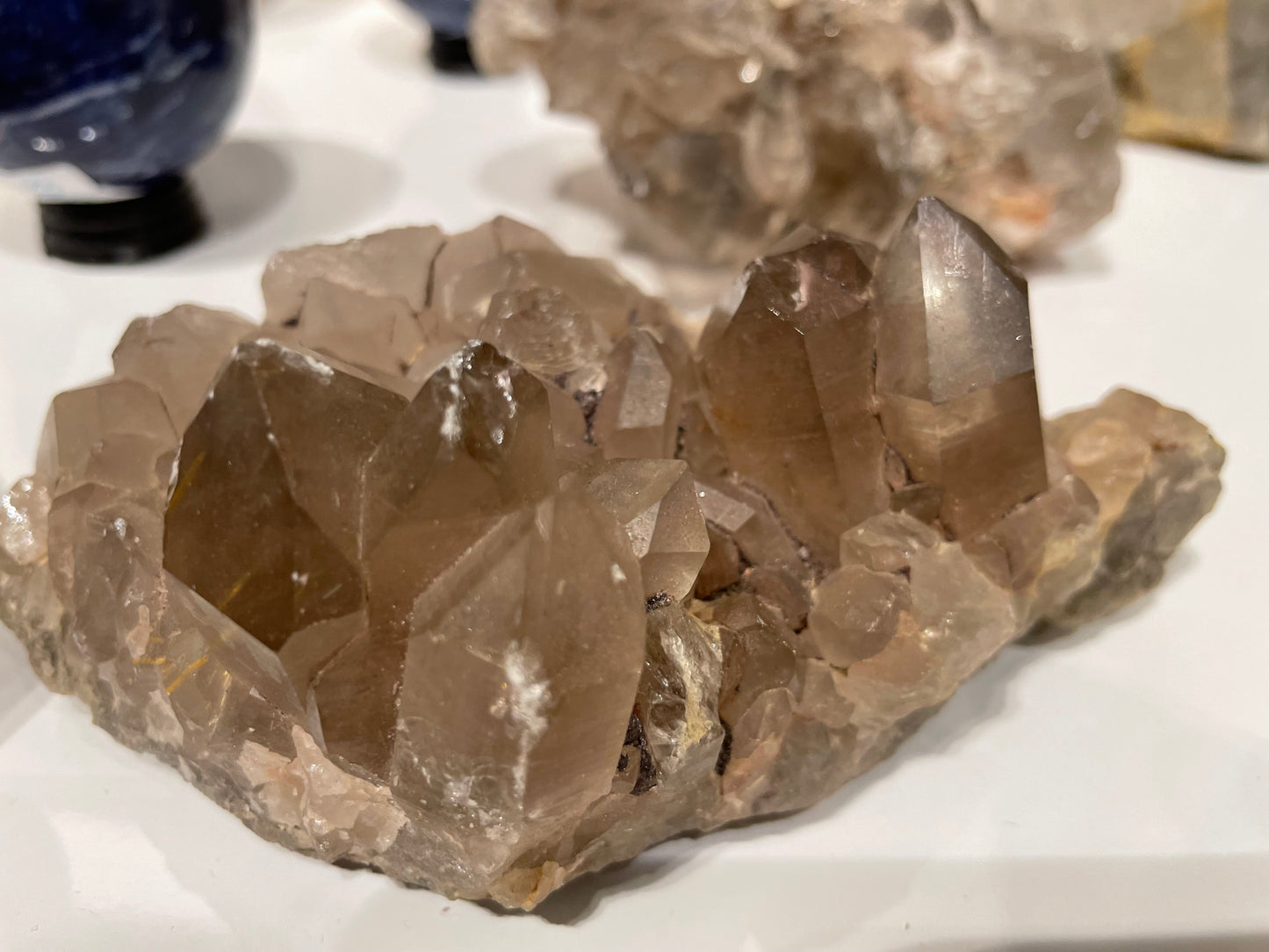 Smoky Quartz w/ Gold Rutile