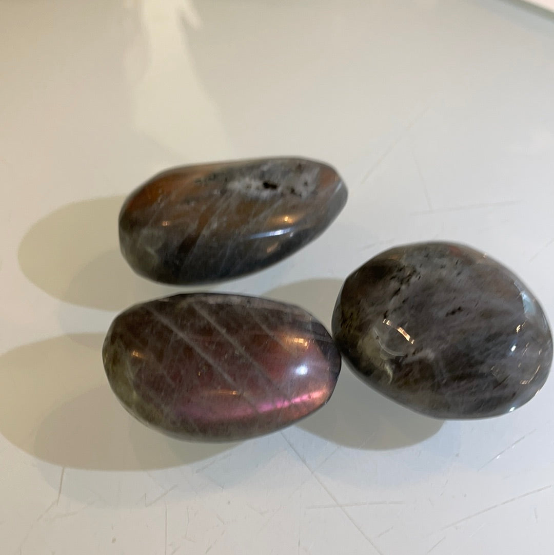 Purple Labradorite Palm Stones