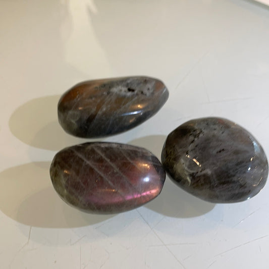 Purple Labradorite Palm Stones