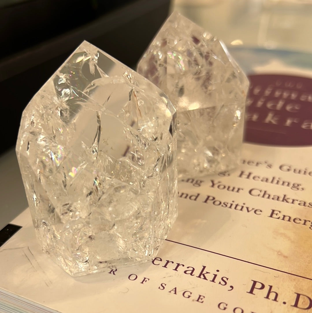 Crackle Quartz- fire and ice Quartz