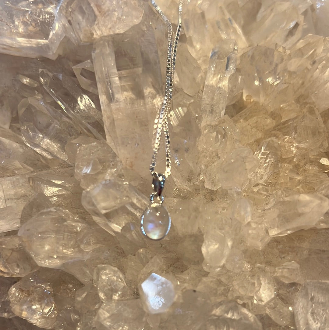 Rainbow Moonstone Pendant