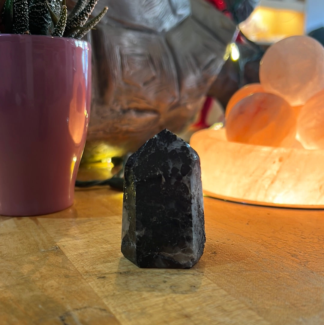 Tourmaline In Quartz Tower