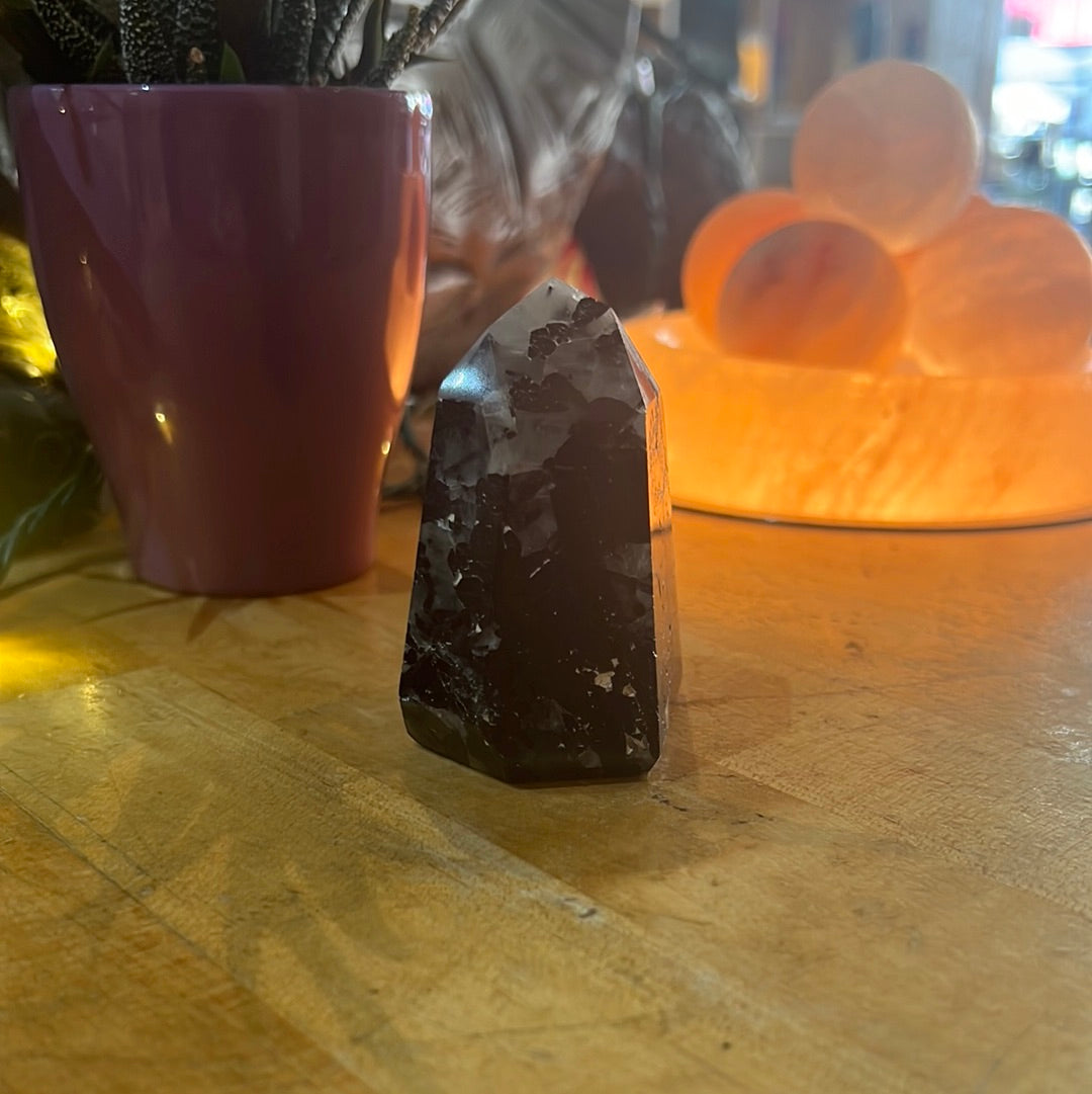 Tourmaline In Quartz Tower