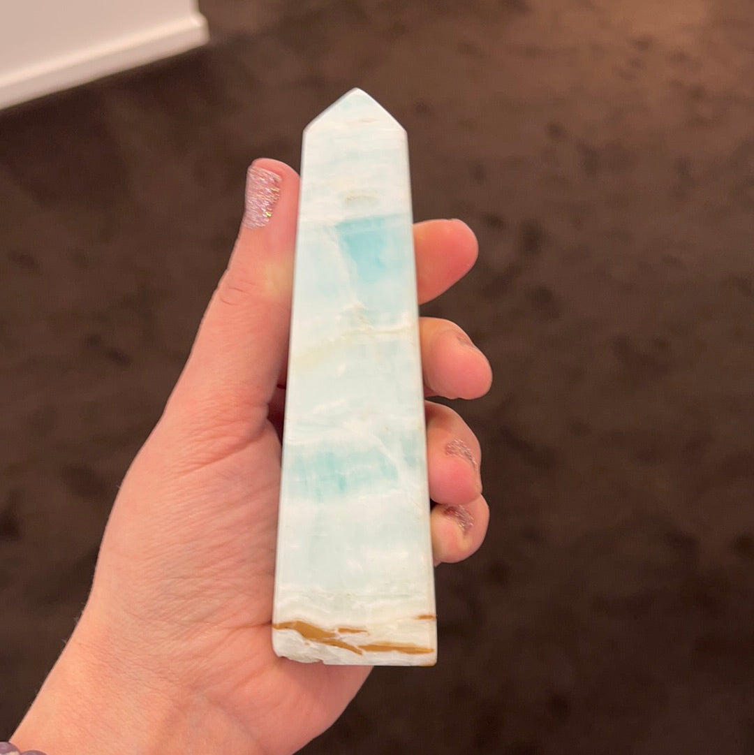 Caribbean Blue Calcite