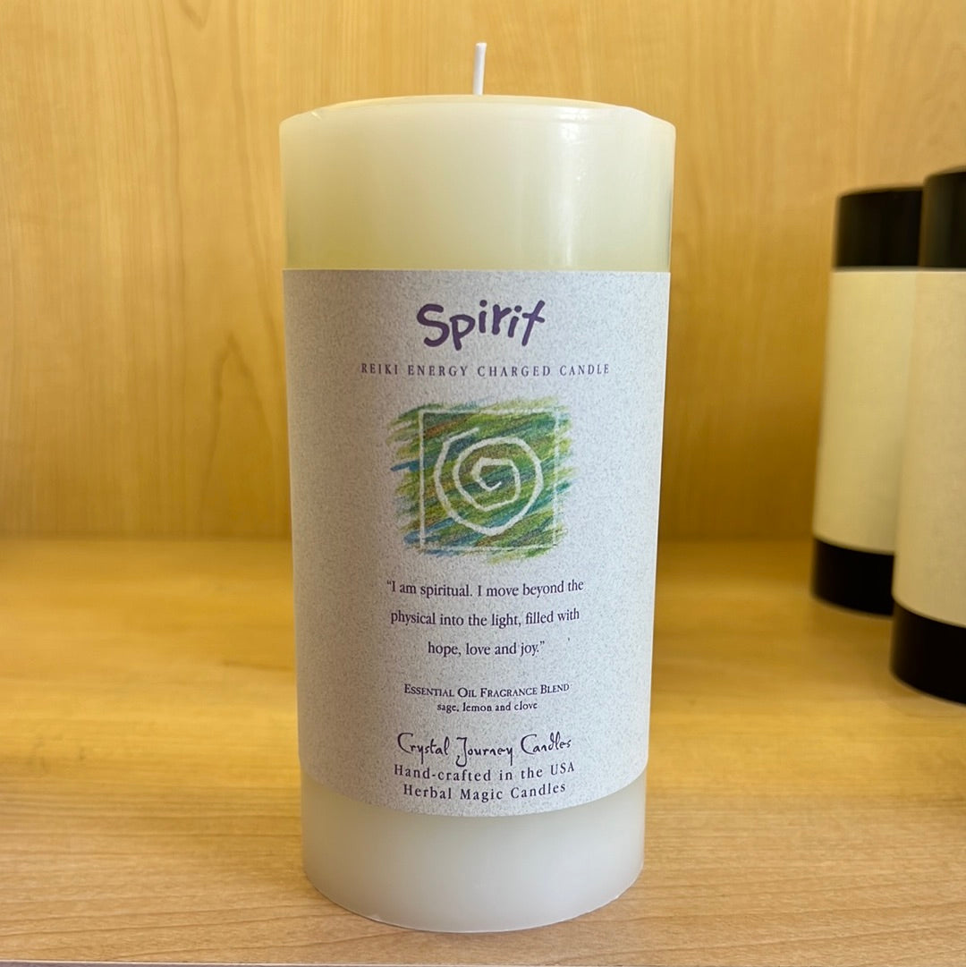 CJ- Herb Pillar Candle