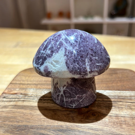 Lepidolite Mushroom