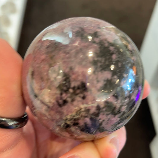 Rhodonite Sphere