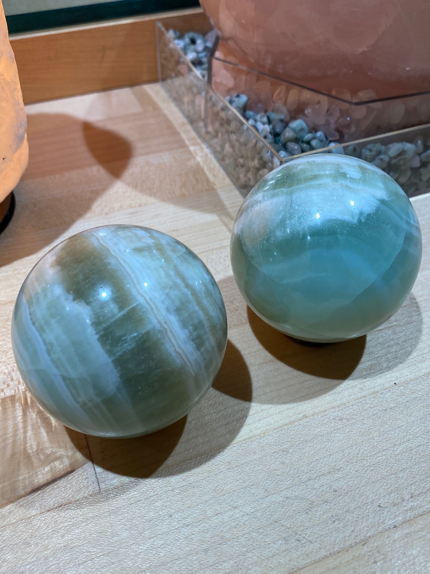 Pistachio Calcite Sphere