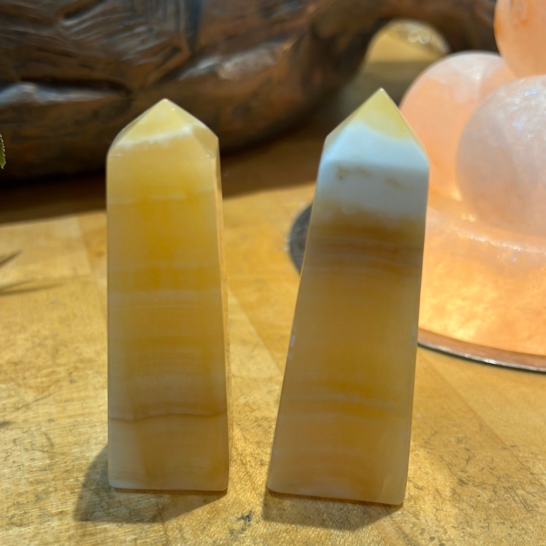 Orange Calcite Tower
